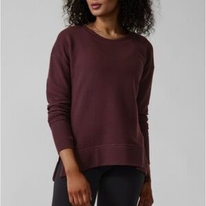 Athleta | Coaster Luxe Waffle Texture Long Tunic Sweater